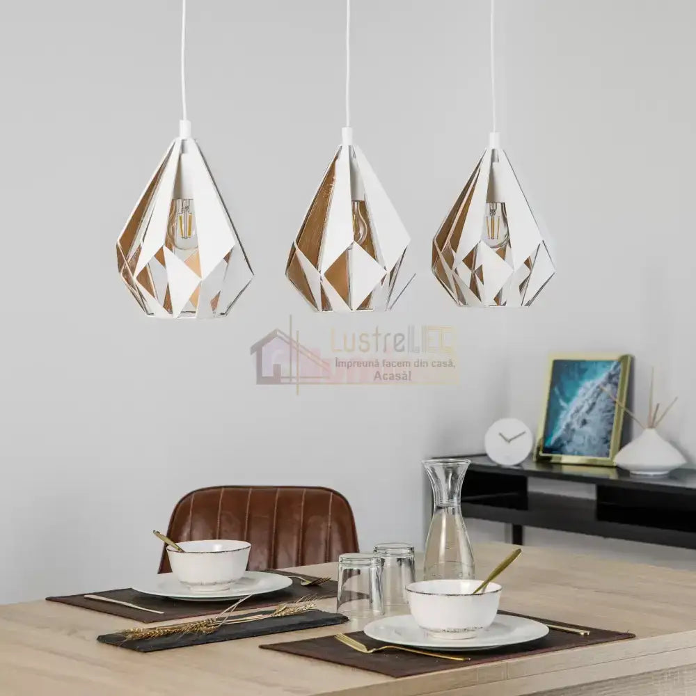 Lustra Pheonix Vintage Liniar Alba Lighting Fixtures