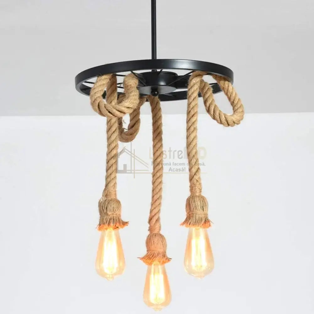 Lustra Retro Design Circle 3Xe27 - A378-3 Lighting Fixtures