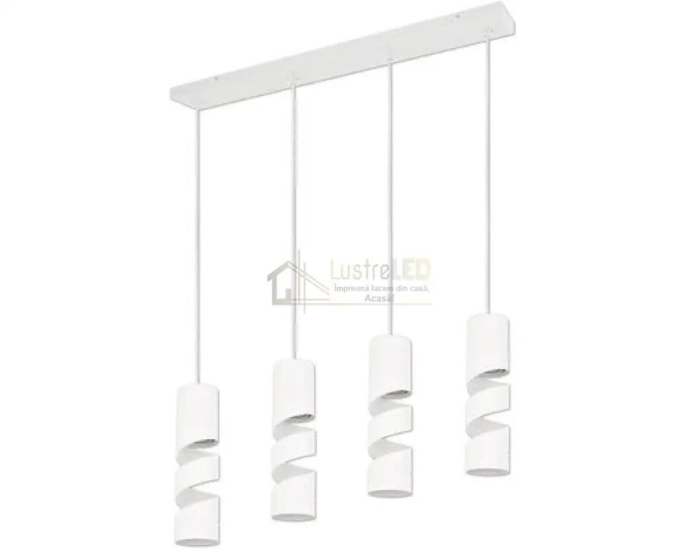 Lustra STREAM White 4XGU10 ALBA / SUSPENDATE Lighting