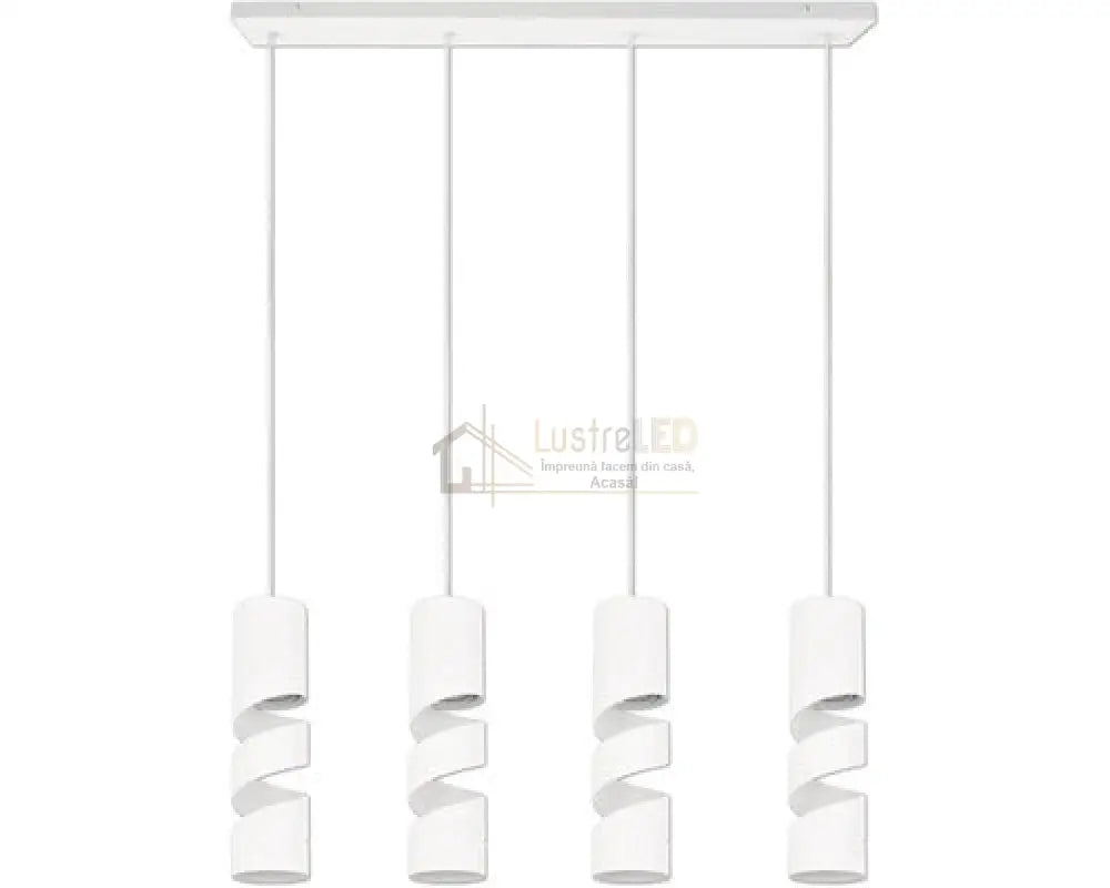 Lustra STREAM White 4XGU10 ALBA / SUSPENDATE Lighting