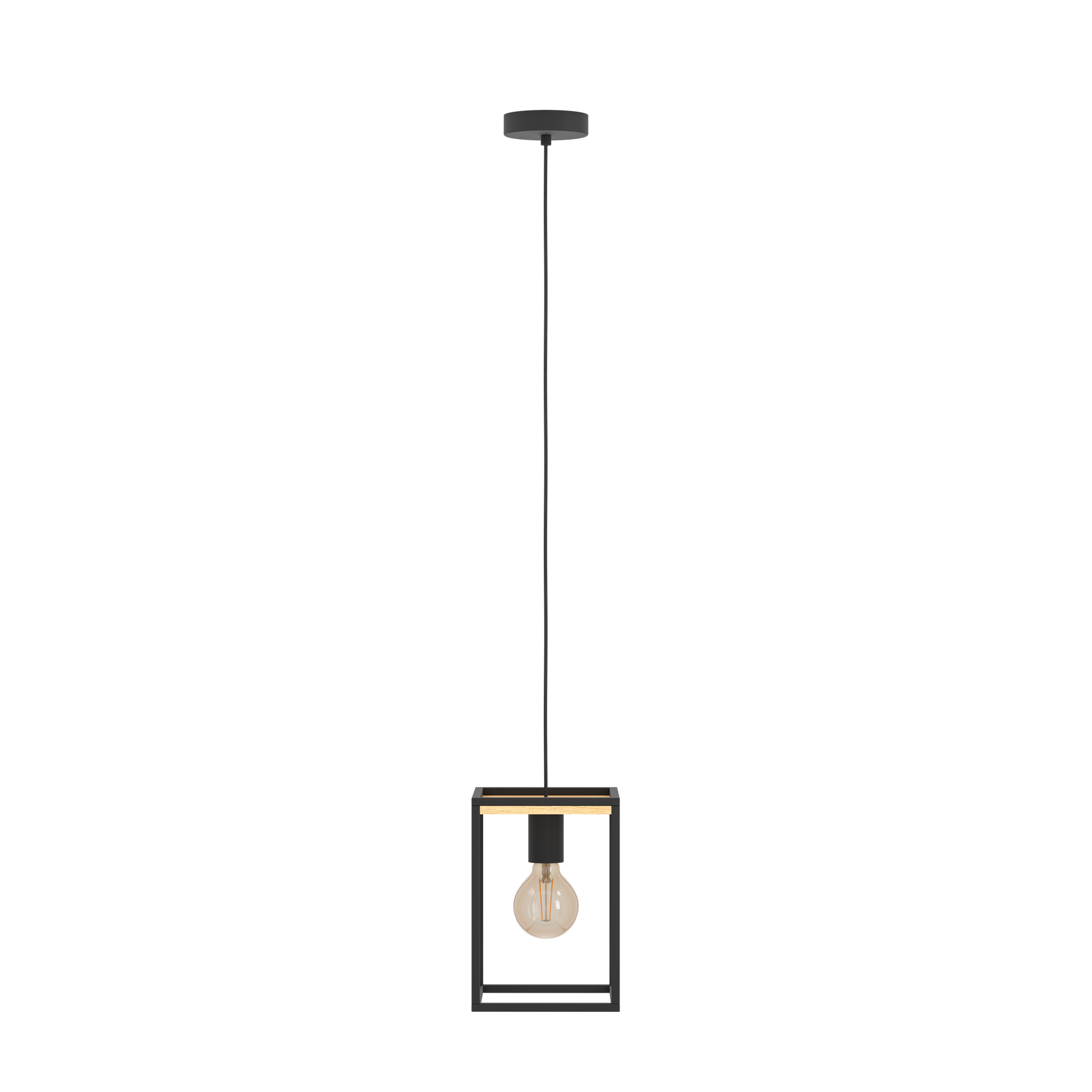 Lustra Suspendata 1xE27 LIBERTAD EGLO 99795 NEGRU + MARO / MINIMALIST DESIGN Lighting Fixtures