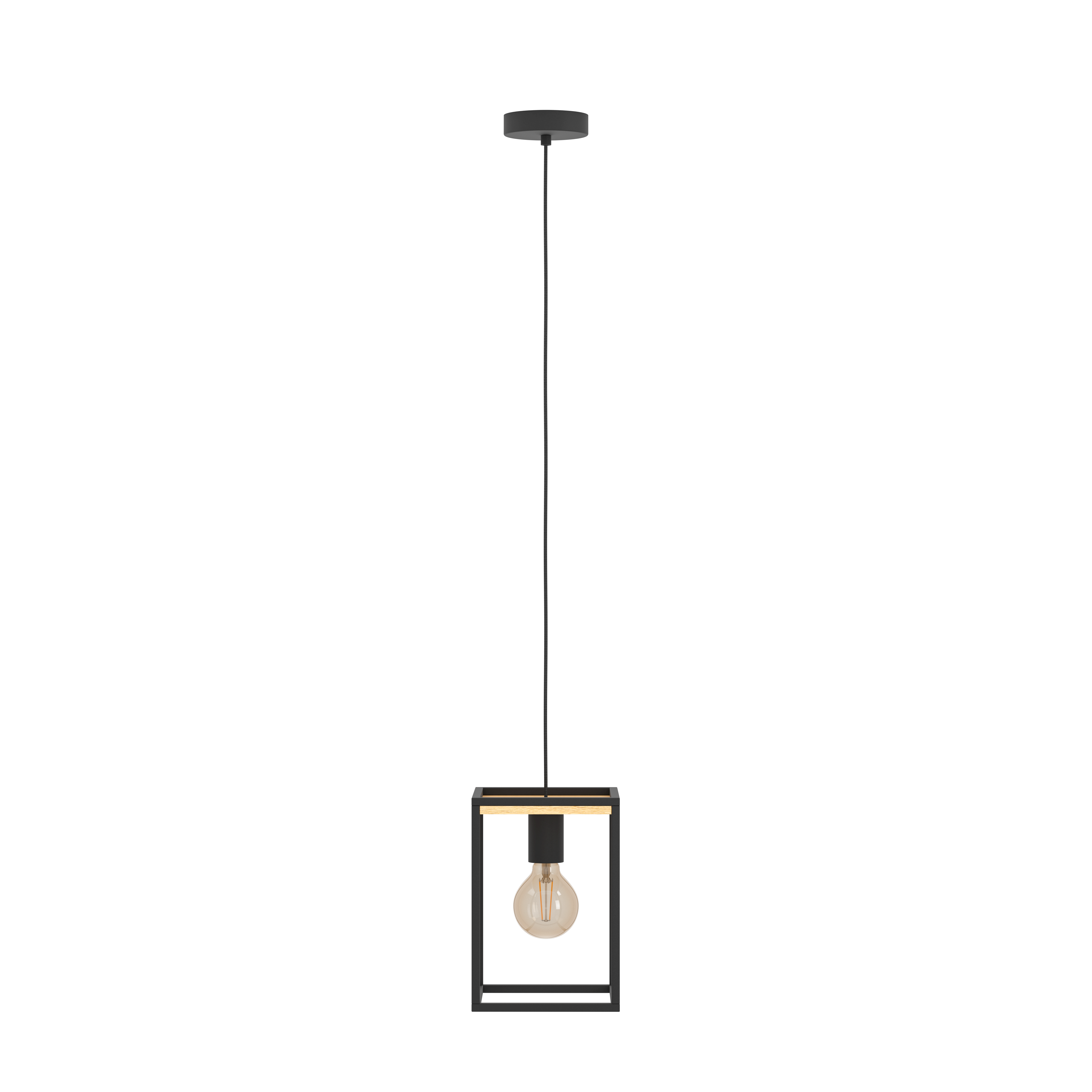 Lustra Suspendata 1xE27 LIBERTAD EGLO 99795 NEGRU + MARO / MINIMALIST DESIGN Lighting Fixtures