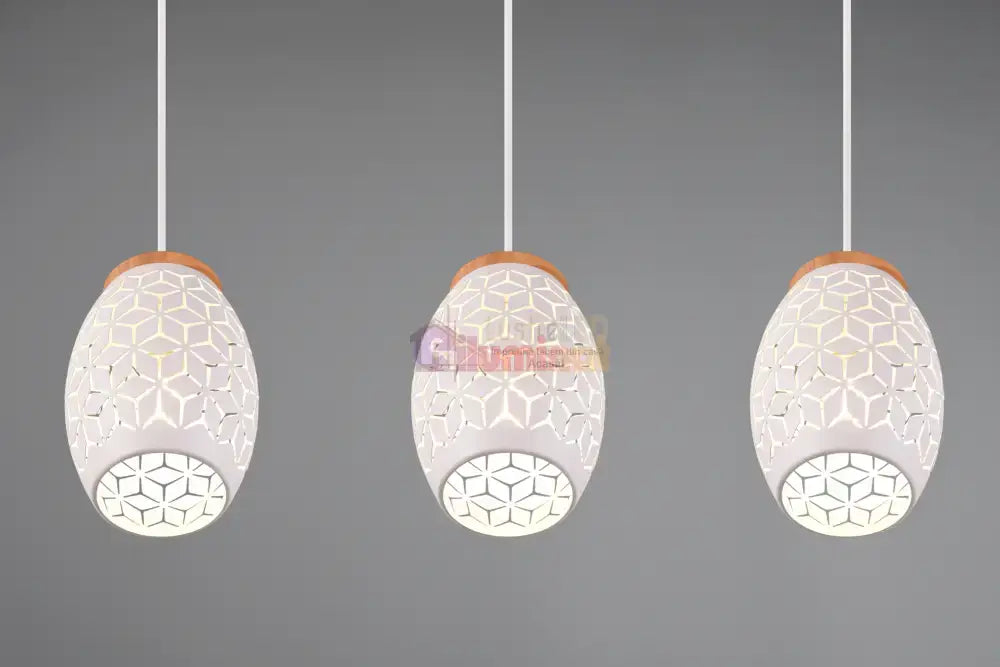 Lustra Suspendata 3xE27 BIDAR Alba ALBA / VINTAGE SI RETRO DESIGN Lighting Fixtures