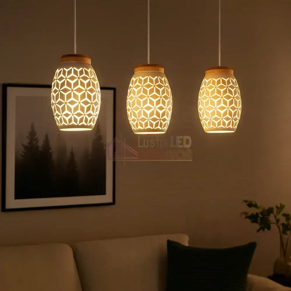 Lustra Suspendata 3xE27 BIDAR Alba ALBA / VINTAGE SI RETRO DESIGN Lighting Fixtures