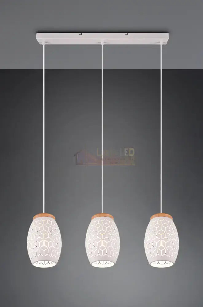 Lustra Suspendata 3xE27 BIDAR Alba ALBA / VINTAGE SI RETRO DESIGN Lighting Fixtures