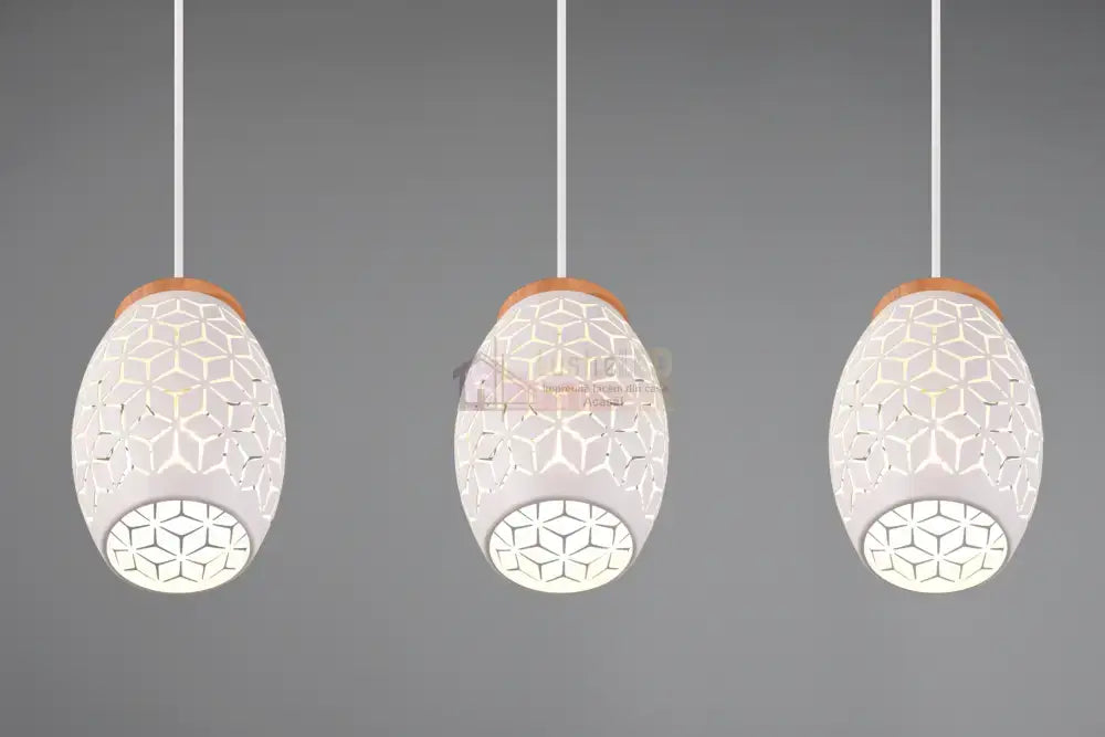 Lustra Suspendata 3xE27 BIDAR Alba ALBA / VINTAGE SI RETRO DESIGN Lighting Fixtures