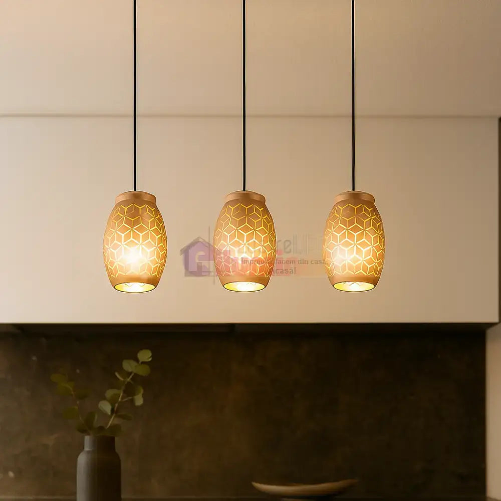 Lustra Suspendata 3xE27 Bidar MARO / SUSPENDATE Lighting