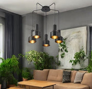 Lustra Suspendata 5xE27 Arcane Black