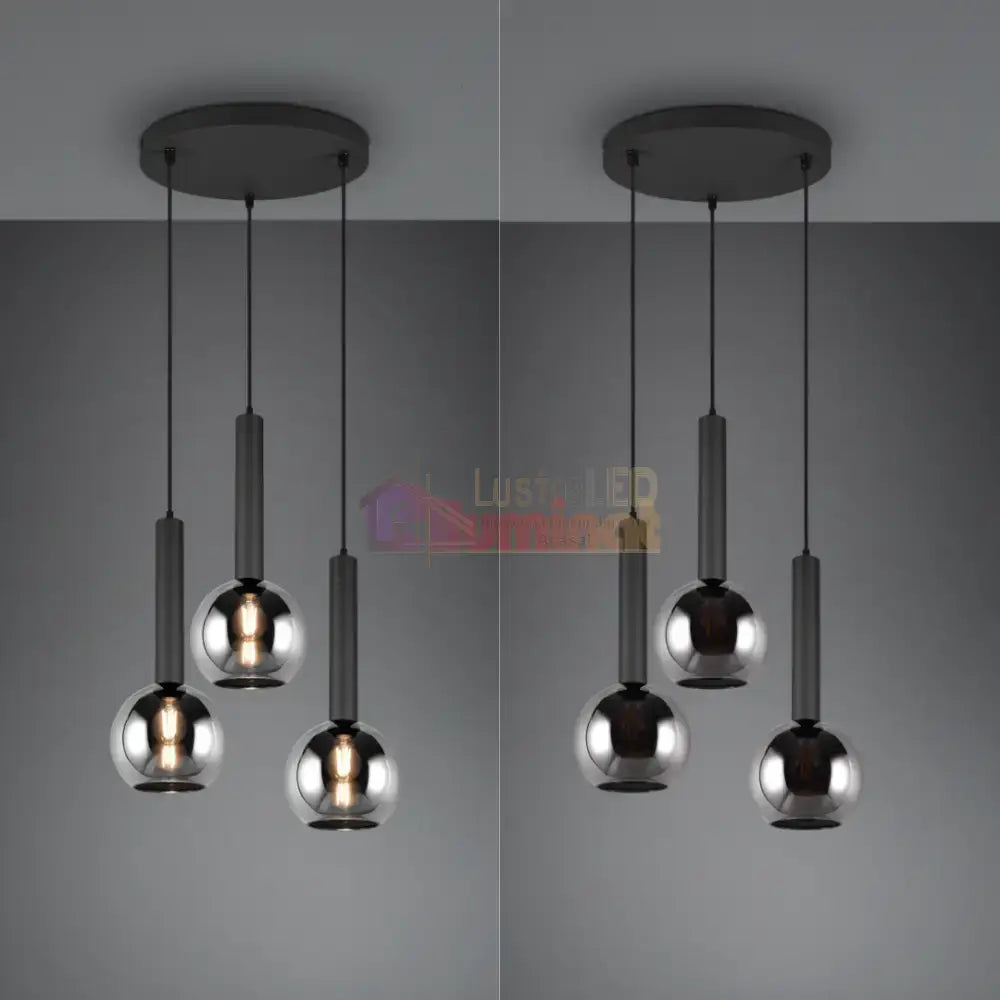 Lustra Suspendata CLAYTON 3xE27 lustreled.ro