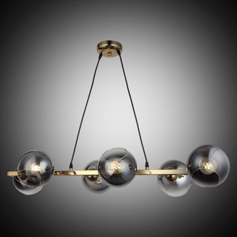 Lustra Abajur Fumuriu GOLD Liniara 6xE27 MX401-6