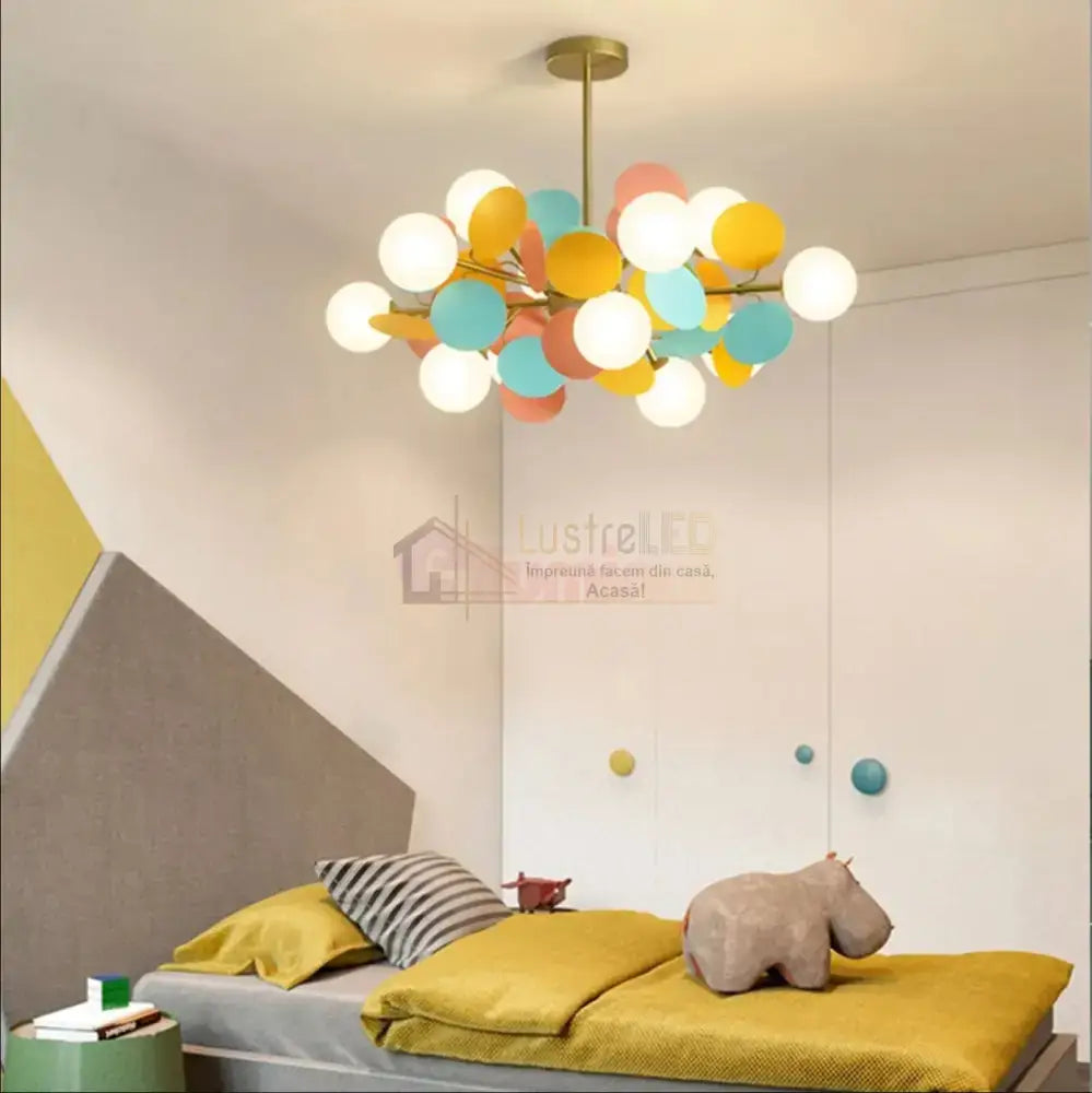 Lustra Suspendata Abajur Mat 15Xg9 Kidsjoy Lighting Fixtures