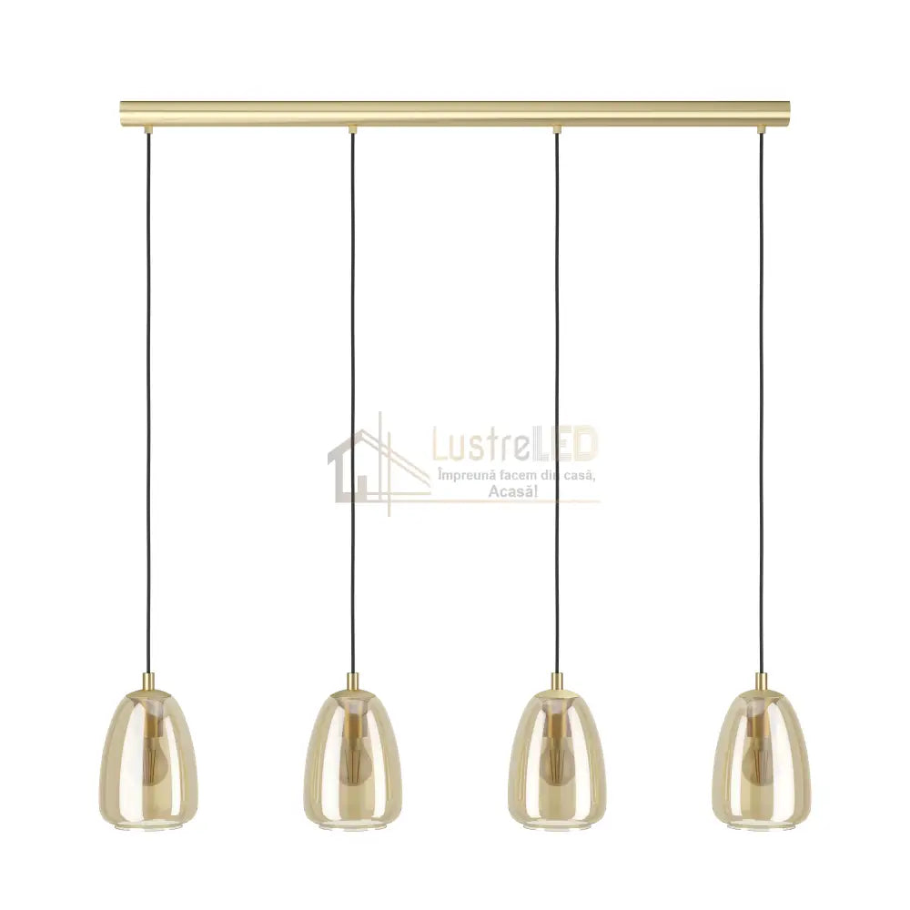 Lustra Suspendata ALOBRASE Gold Eglo Chandeliers