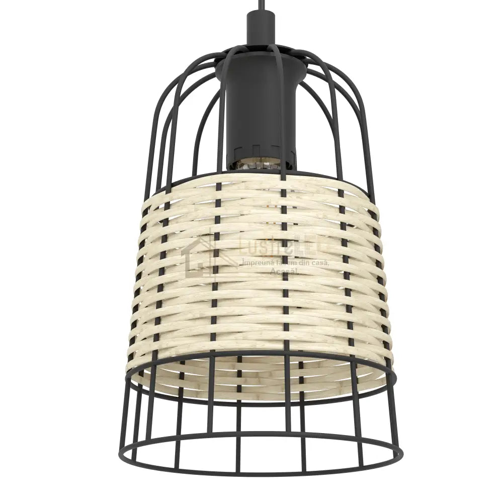 Lustra Suspendata ANWICK Wood 110CM LEMN / SUSPENDATE / 110CM Chandeliers