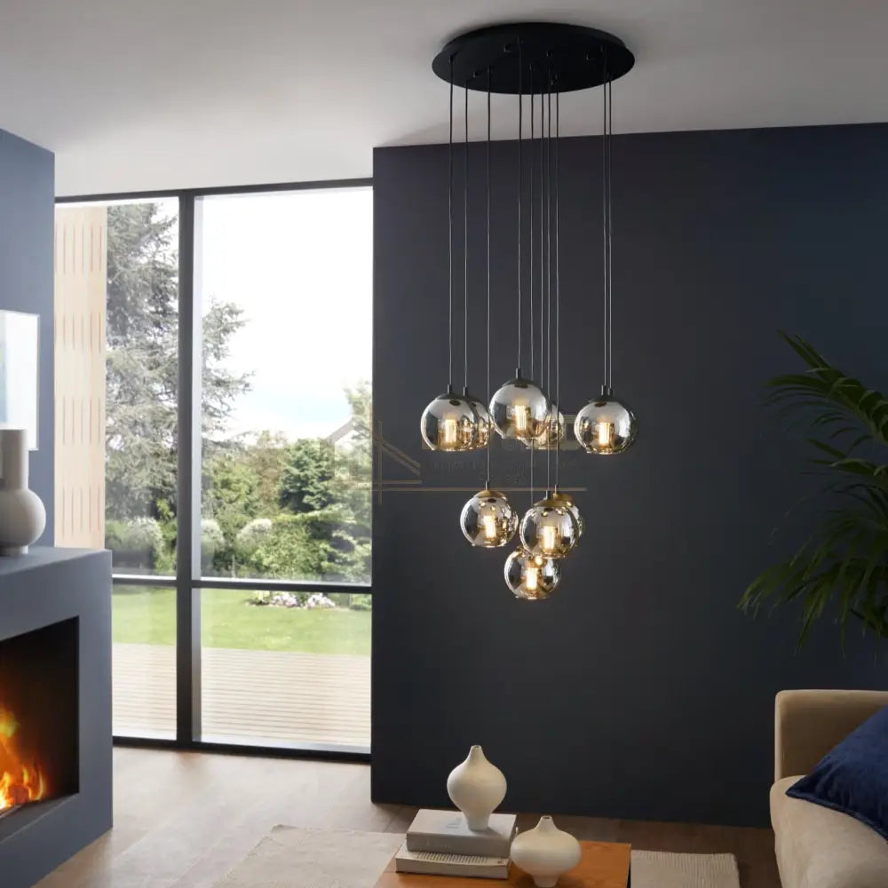 Lustra Suspendata ARISCANI Black Eglo Chandeliers