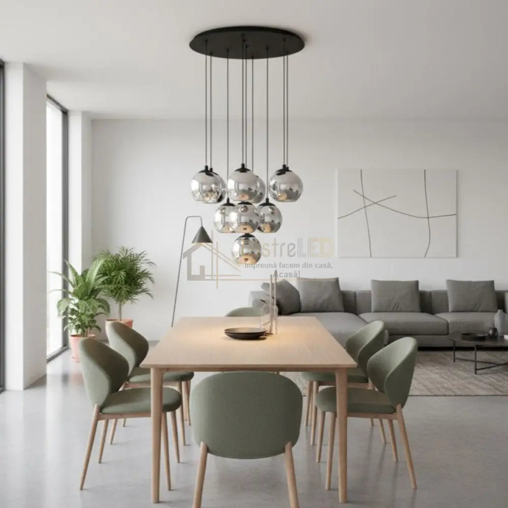 Lustra Suspendata ARISCANI Black Eglo Chandeliers