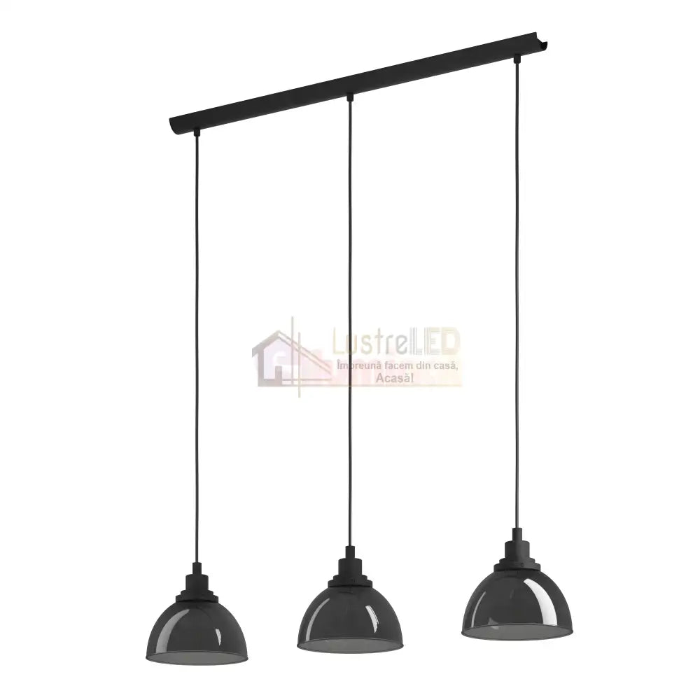 Lustra Suspendata BELESER Black 110CM NEAGRA / ABAJUR / 110CM Chandeliers