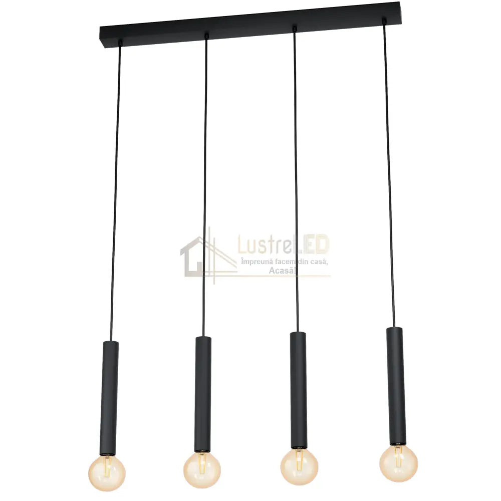 Lustra Suspendată CORTENOVA Black 110CM NEAGRA / SUSPENDATE / 110CM Chandeliers