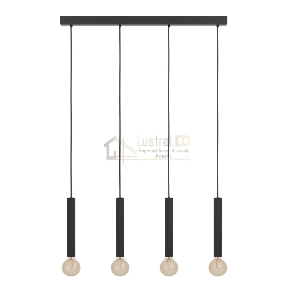 Lustra Suspendată CORTENOVA Black 110CM NEAGRA / SUSPENDATE / 110CM Chandeliers