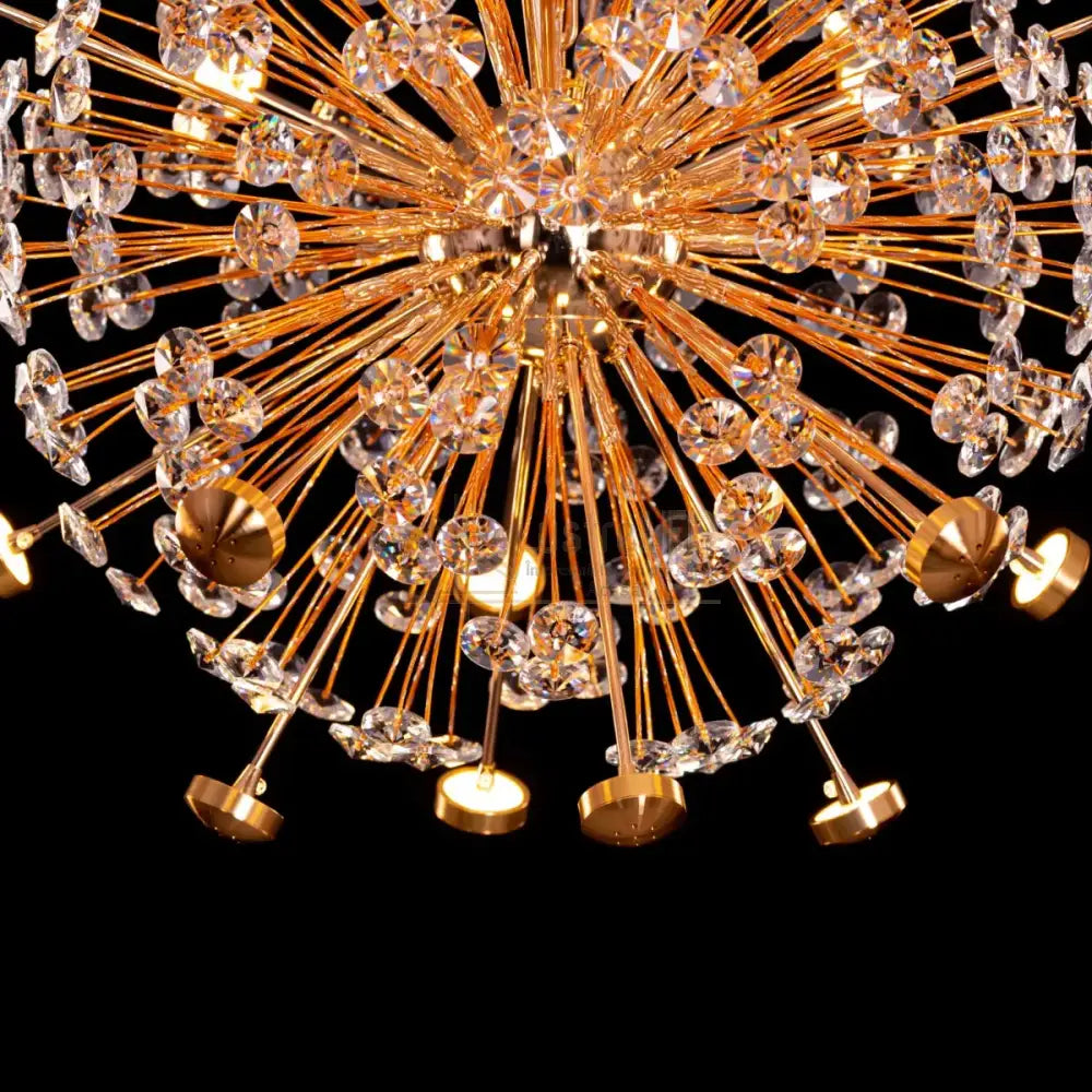 Lustra Suspendata Crystal Priceless Gold Chandeliers