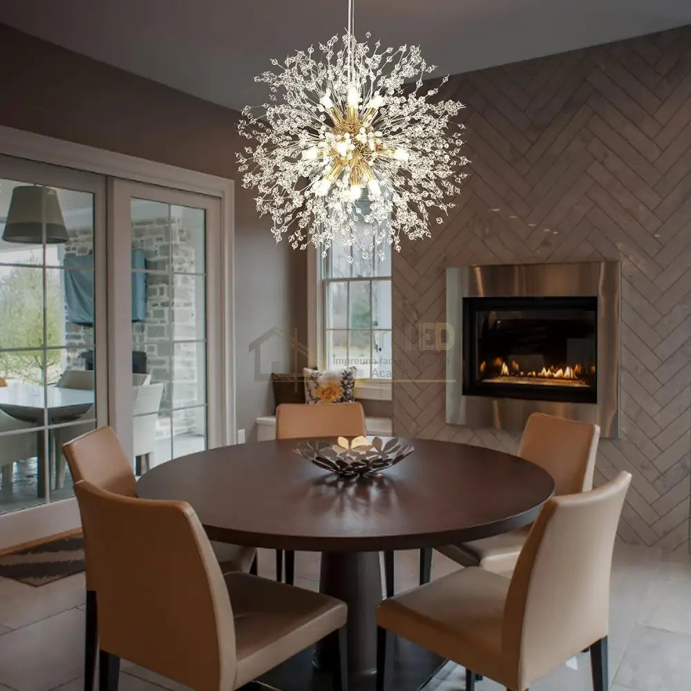 Lustra Suspendata Crystal Sigma Gold Chandeliers