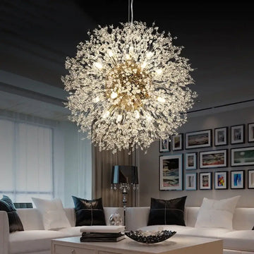 Lustra Suspendata Crystal SIGMA Gold