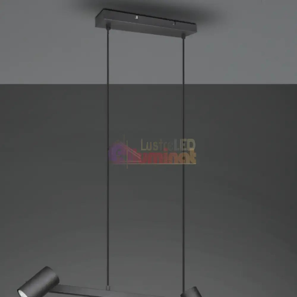 Lustra cu 4 Spoturi MARLEY Black lustreled.ro