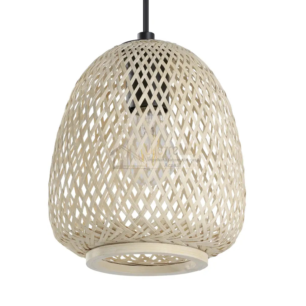 Lustra Suspendata DEMBLEBY Wood 110CM LEMN / SUSPENDATE / 110CM Chandeliers