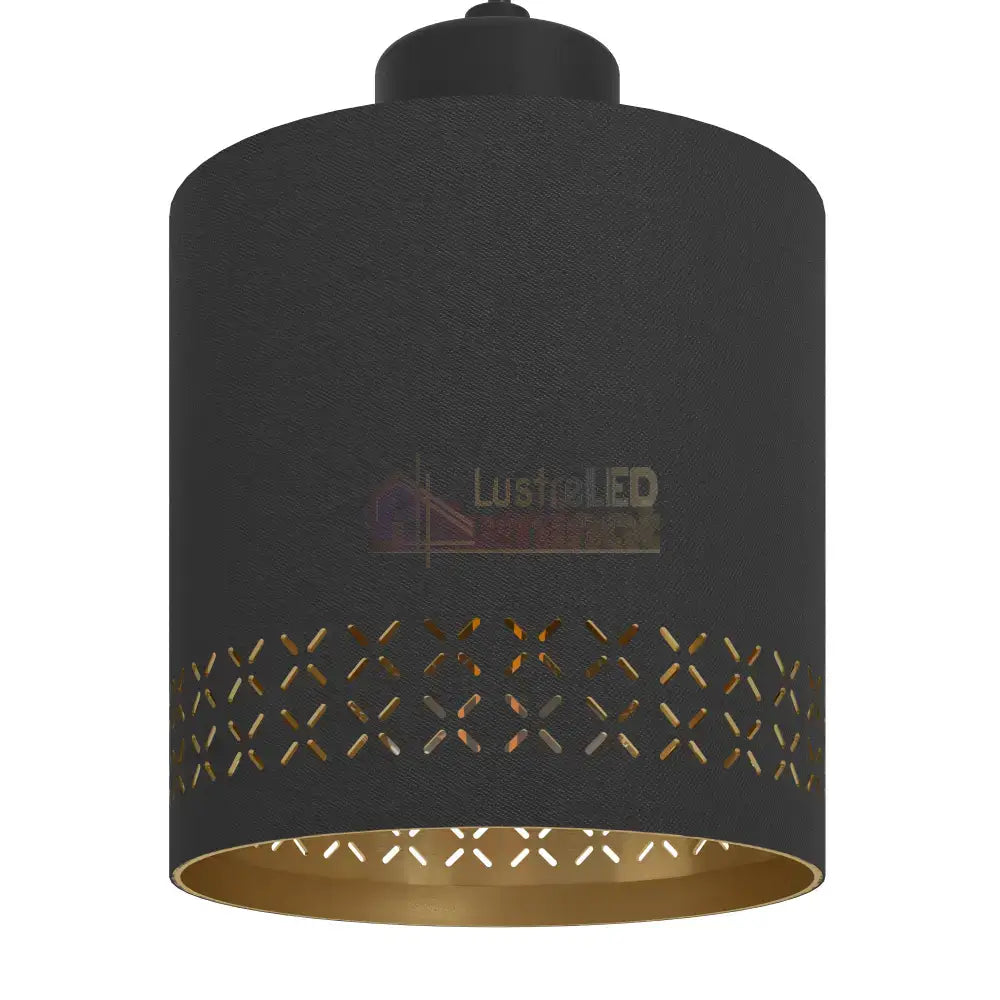Lustra Suspendata ESTEPERRA Black & Gold 110CM NEAGRA / VINTAGE SI RETRO DESIGN / 110CM Chandeliers