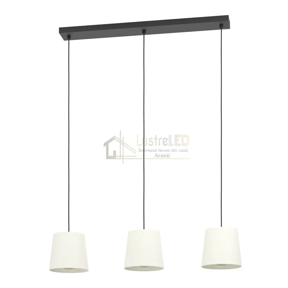 Lustra Suspendata FEBRES Black & White Eglo Chandeliers