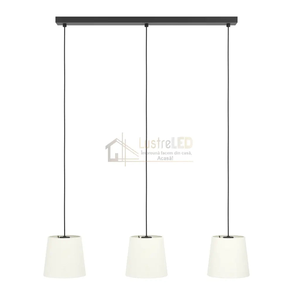 Lustra Suspendata FEBRES Black & White Eglo Chandeliers