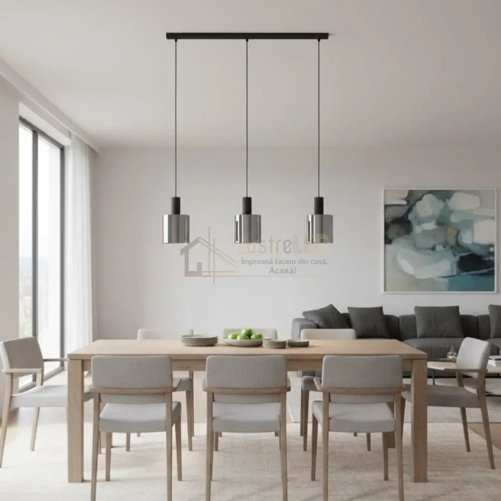 Lustra Suspendata GOROSIBA Black Eglo Chandeliers