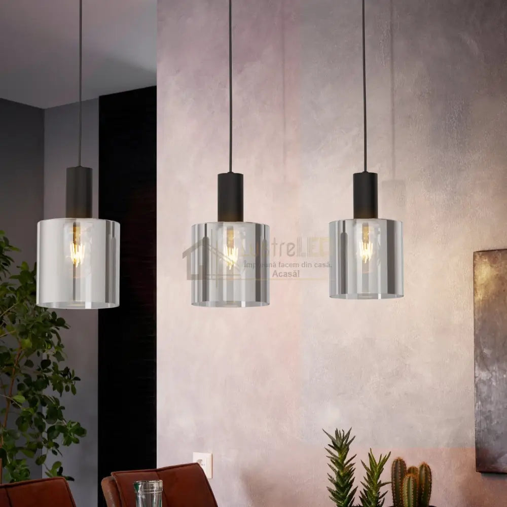 Lustra Suspendata GOROSIBA Black Eglo Chandeliers