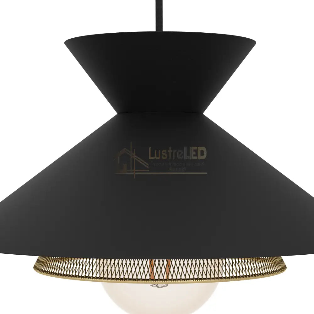 Lustra Suspendata GRIZEDALE Black 110CM NEAGRA / VINTAGE SI RETRO DESIGN / 110CM Chandeliers