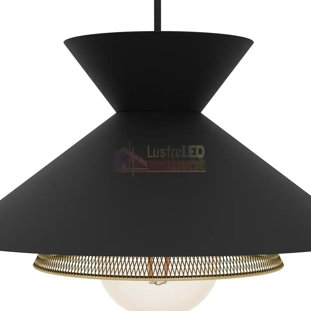 Lustra Suspendata GRIZEDALE Black 110CM NEAGRA / VINTAGE SI RETRO DESIGN / 110CM Chandeliers