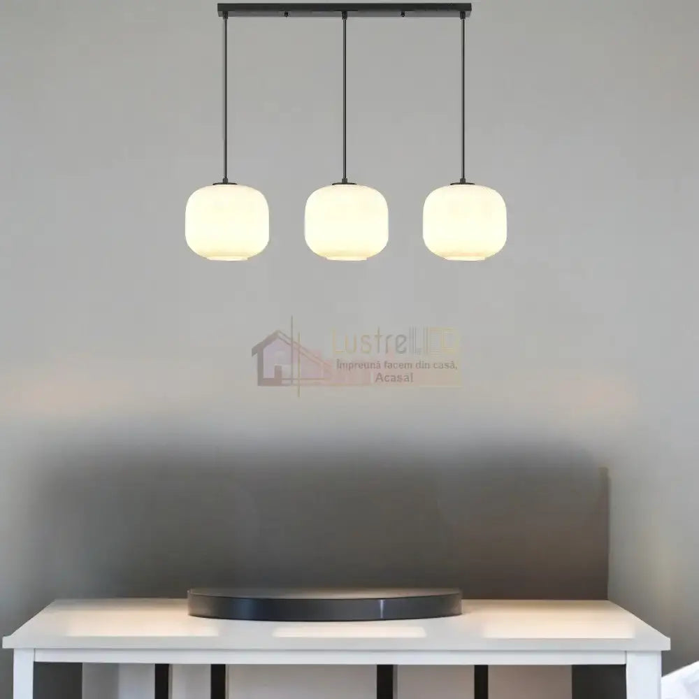 Lustra Suspendata Infesto Glass Vintage Liniar 120Cm Lighting Fixtures