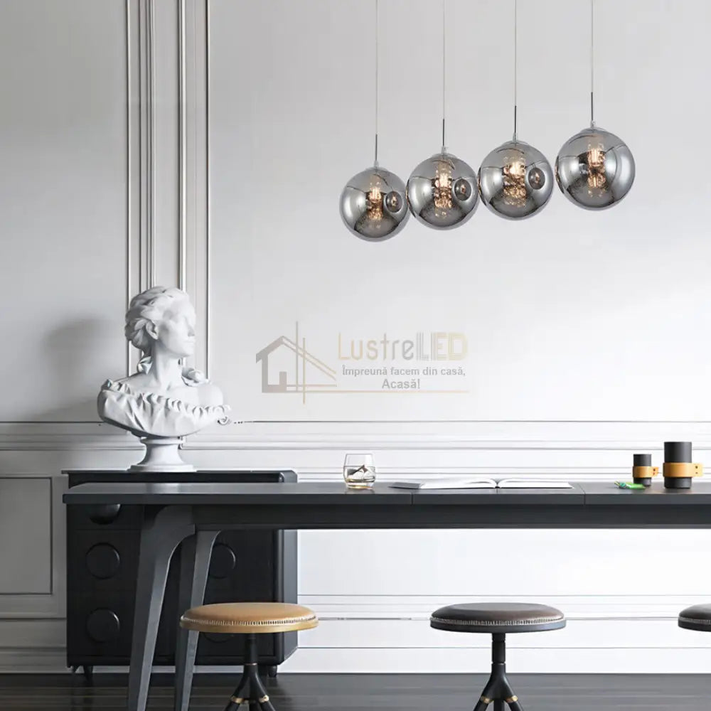 Lustra Abajur 6xG9 Chrome (Copy) lustreled.ro