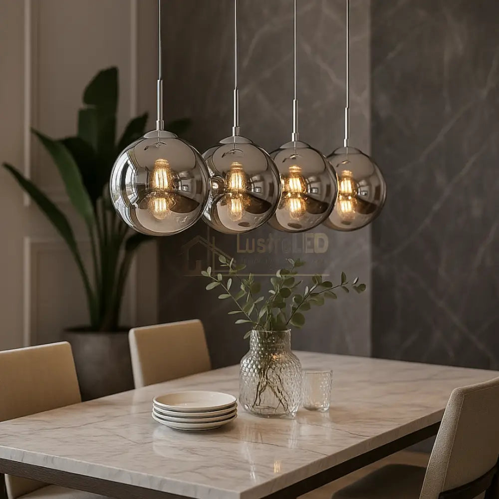 Lustra Abajur 6xG9 Chrome (Copy) lustreled.ro