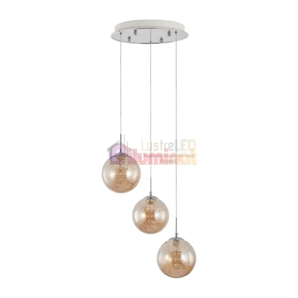 Lustra Abajur Suspendata 3xG9 White ALBA / ABAJUR Chandeliers