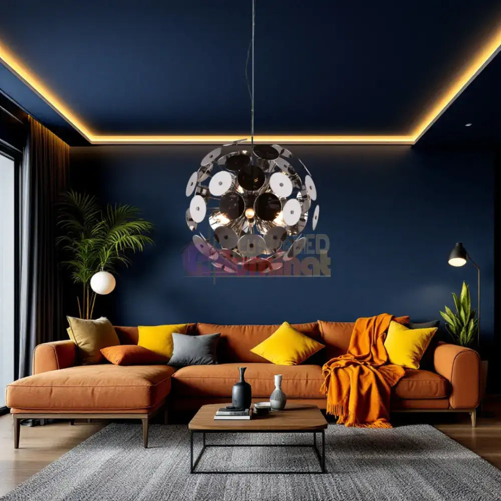 Lustra Suspendata Luxury DISCALGO Black lustreled.ro