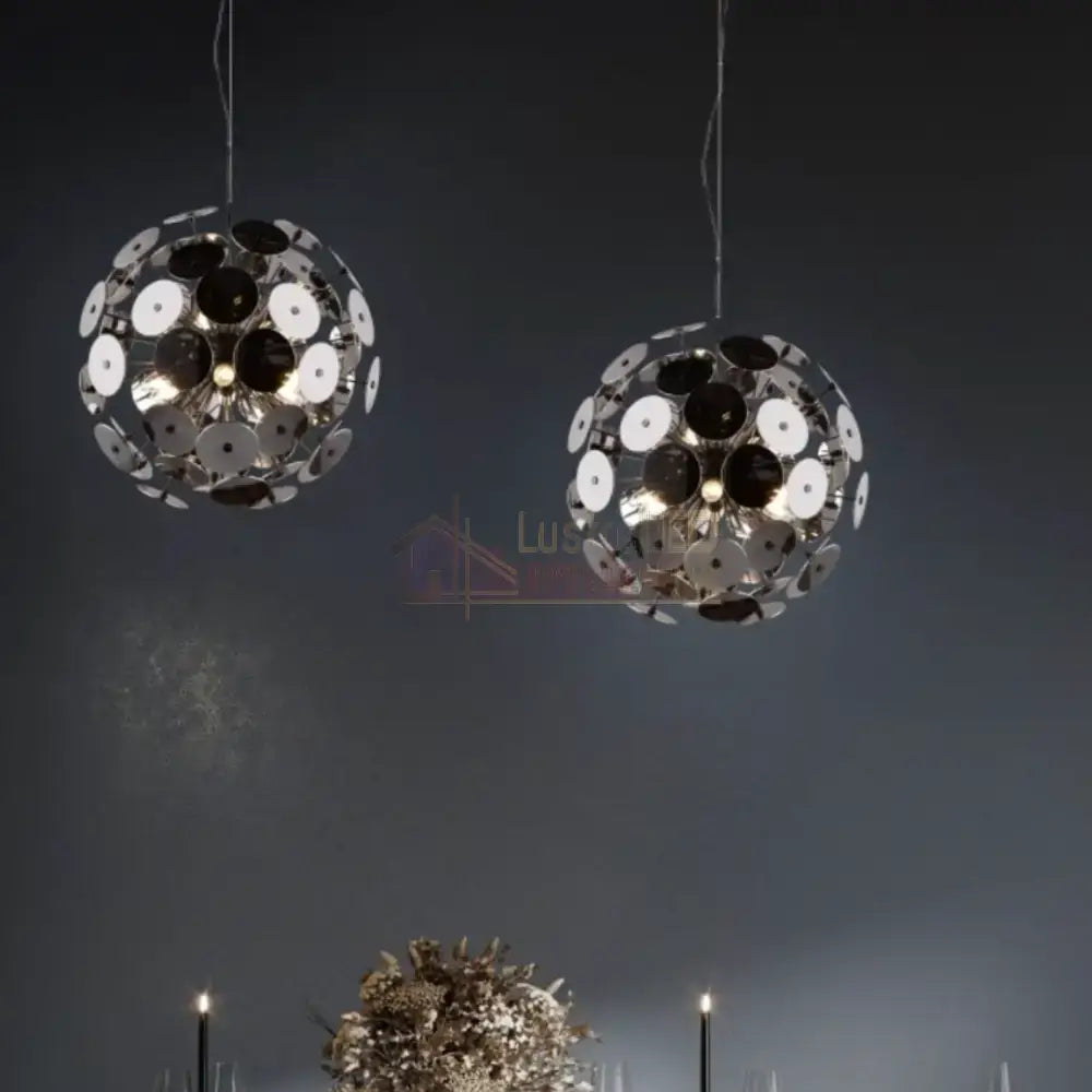 Lustra Disco 6xE14 Suspendata CHROME / SUSPENDATE Lighting Fixtures