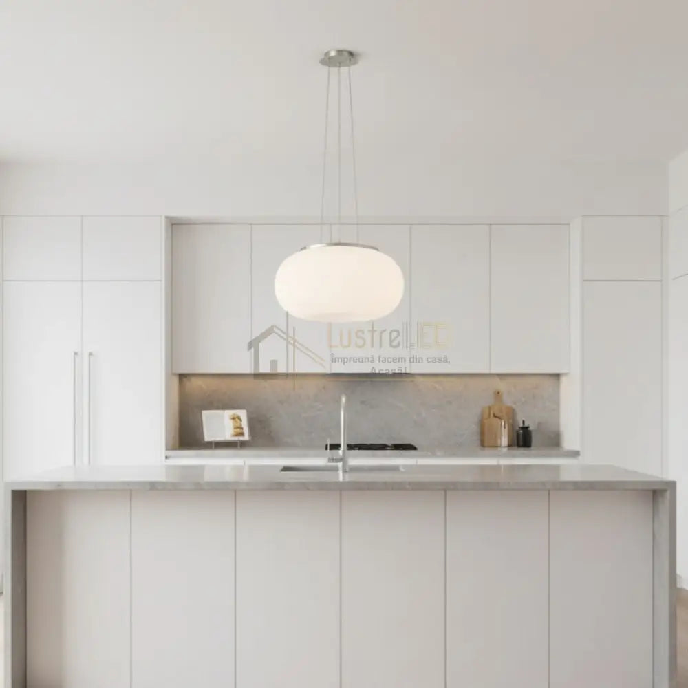 Lustra Suspendata OPTICA White Ø38CM Eglo Chandeliers