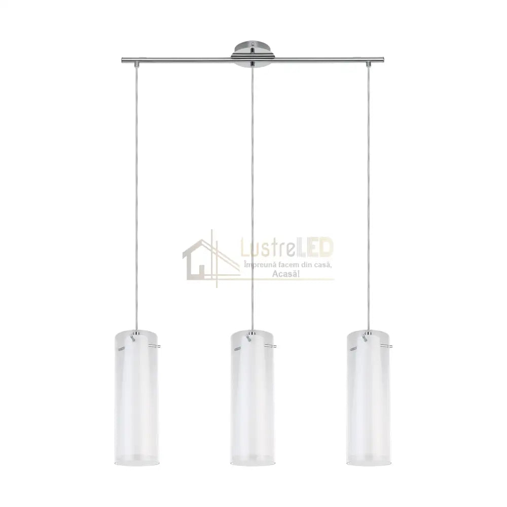 Lustra Suspendata PINTO Silver 110CM ARGINTIE / VINTAGE SI RETRO DESIGN / 110CM Chandeliers