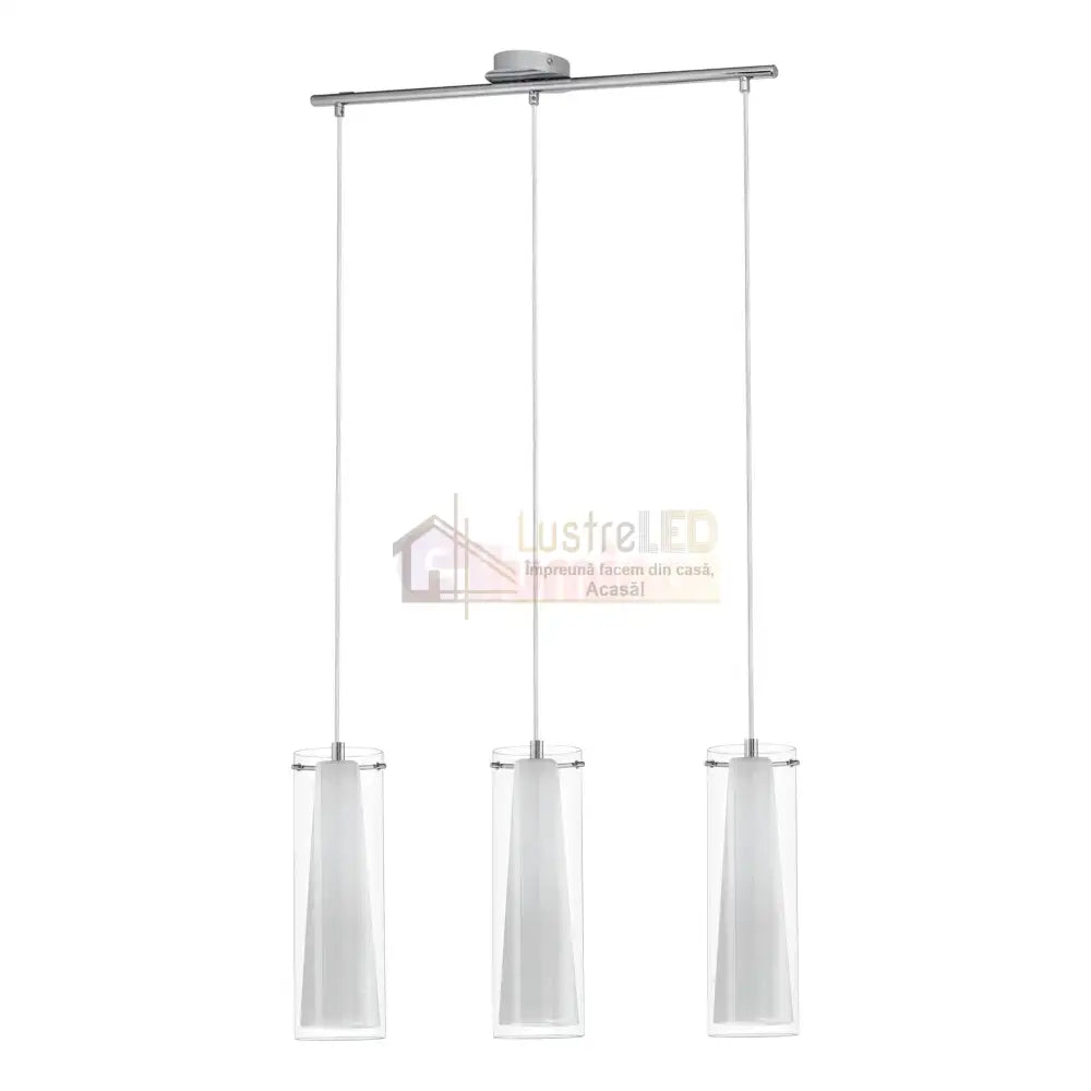 Lustra Suspendata PINTO Silver 110CM ARGINTIE / VINTAGE SI RETRO DESIGN / 110CM Chandeliers