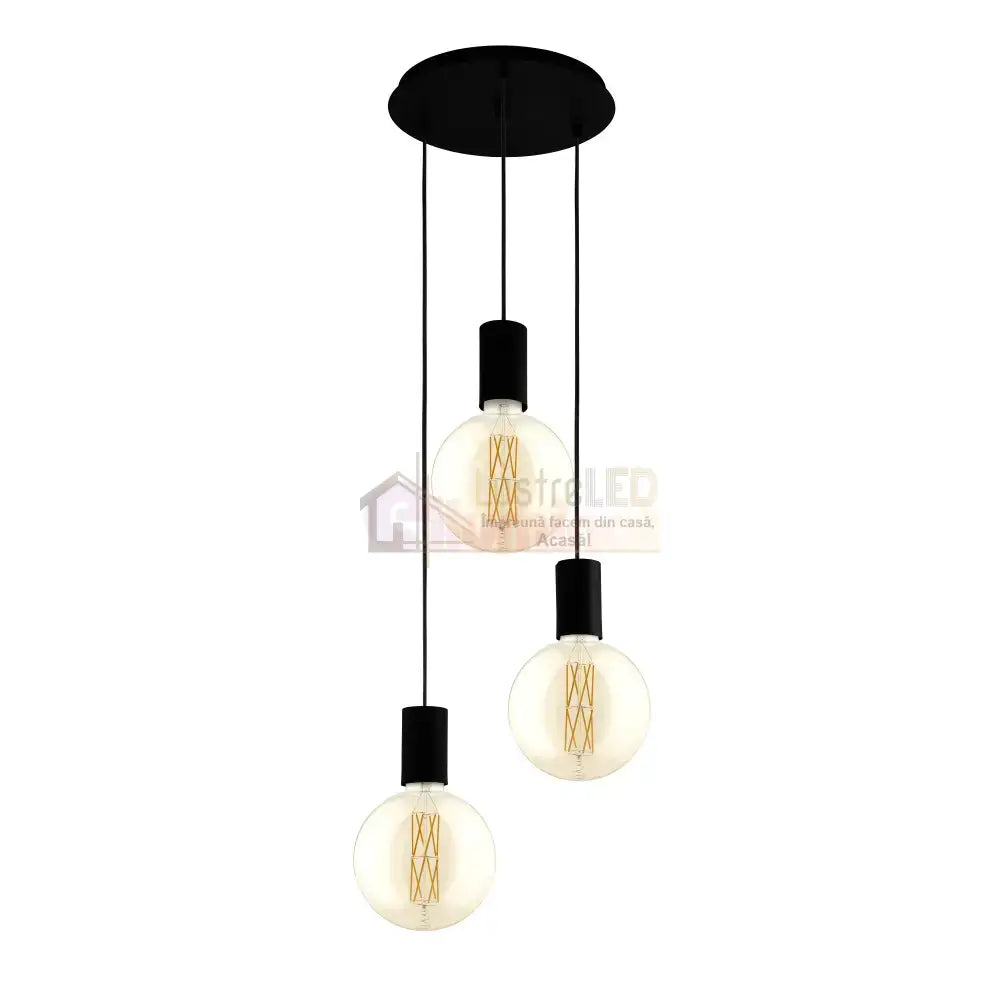 Lustra Suspendata POZUETA Black 150CM NEAGRA / ABAJUR / 150CM Chandeliers