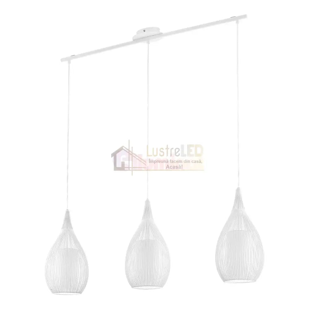 Lustra Suspendata RAZONI White 110CM ALBA / ABAJUR / 110CM Chandeliers