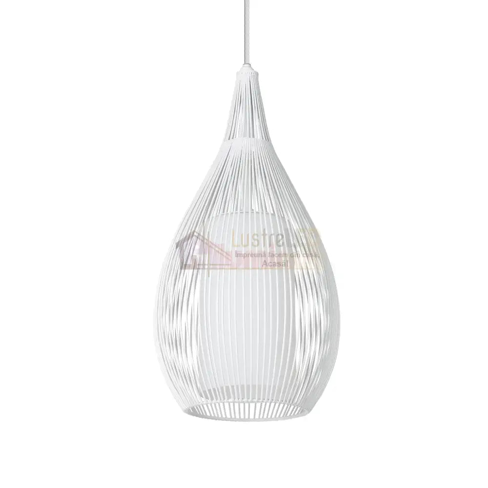 Lustra Suspendata RAZONI White 110CM ALBA / ABAJUR / 110CM Chandeliers