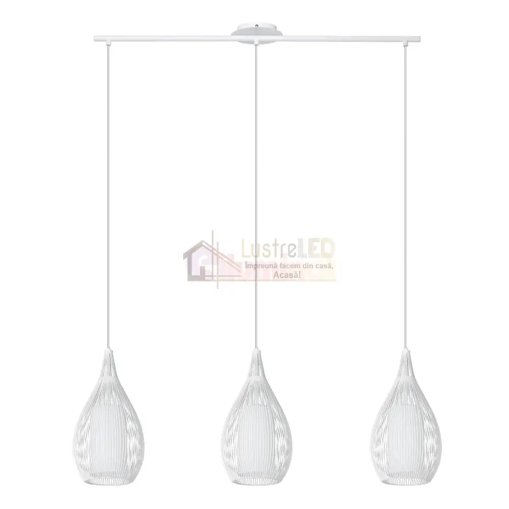 Lustra Suspendata RAZONI White 110CM ALBA / ABAJUR / 110CM Chandeliers