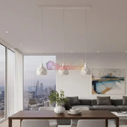 Lustra Suspendata ROCCAFORTE White 110CM ALBA / VINTAGE SI RETRO DESIGN / 110CM Chandeliers
