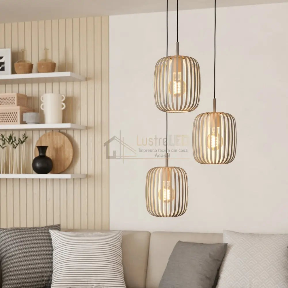 Lustra Suspendata ROMAZZINA 110CM CREM / SUSPENDATE / 110CM Chandeliers