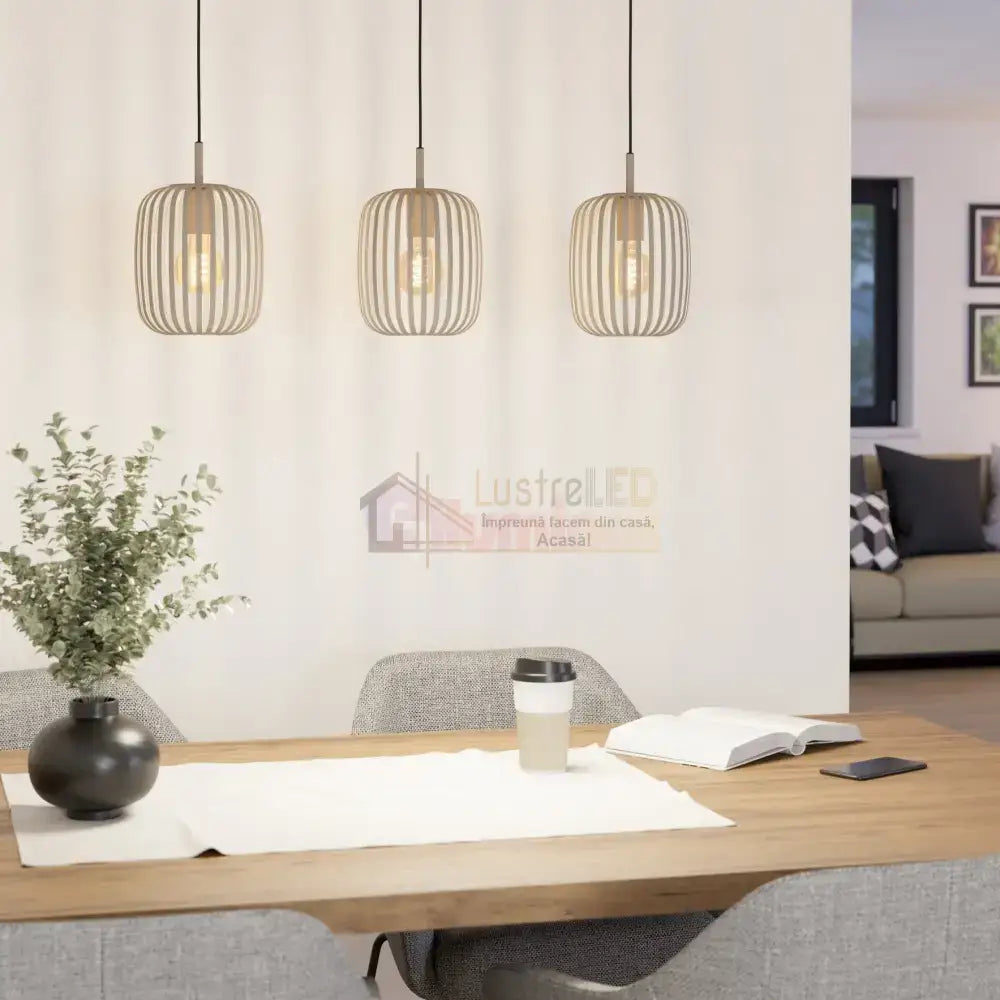 Lampa Suspendata ROMAZZINA EGLO 900497 BEJ DESCHIS / SUSPENDATE Chandeliers